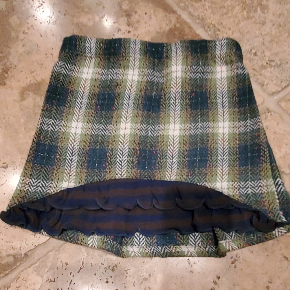 Ses Petites Mains Lulu Plaid Skirt - Size 4T - NWT